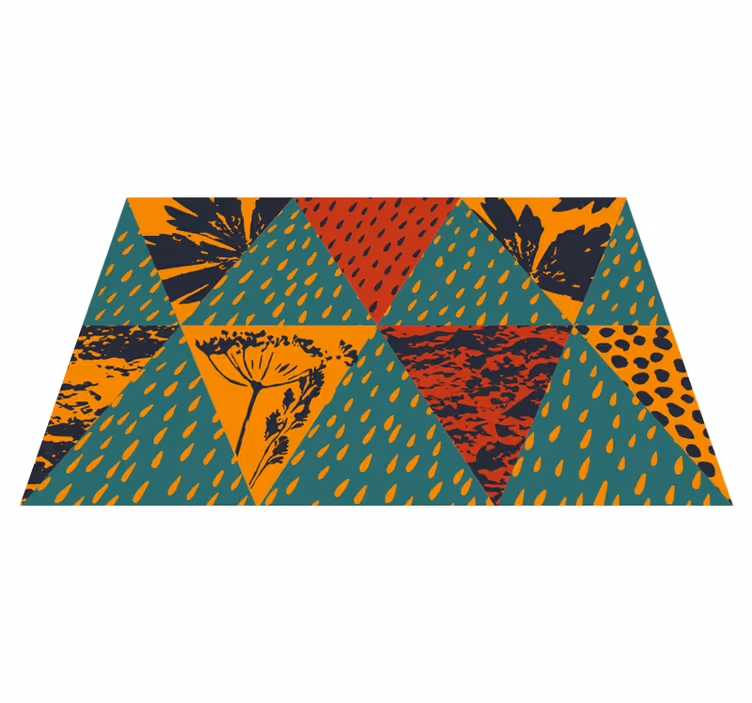 Individual mesa original patrón geométrico audaz - TenVinilo
