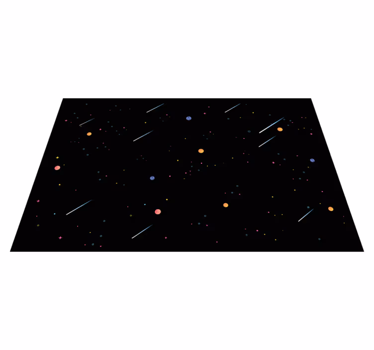 Individual de mesa infantil comida temática espacial - TenVinilo