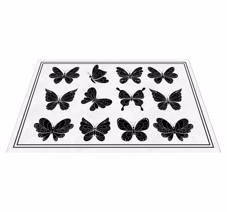 Individual mesa original colección patrón mariposa - TenVinilo
