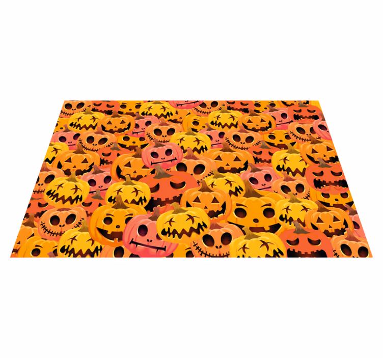 Individual de mesa Halloween colección de arte de calabaza - TenVinilo