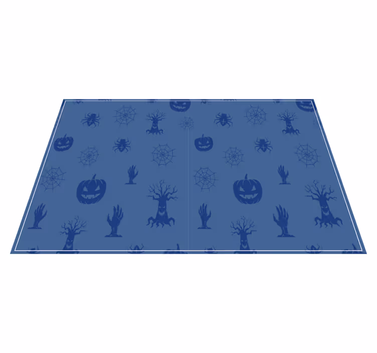 Individual de mesa halloween decoración espeluznante - TenVinilo