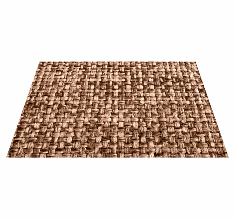 Individual de mesa patrón tejido de fibra natural - TenVinilo