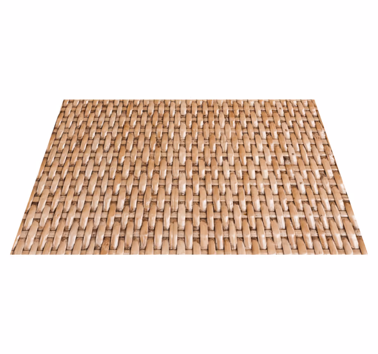 Individual de mesa patrón superficie texturada tejida - TenVinilo