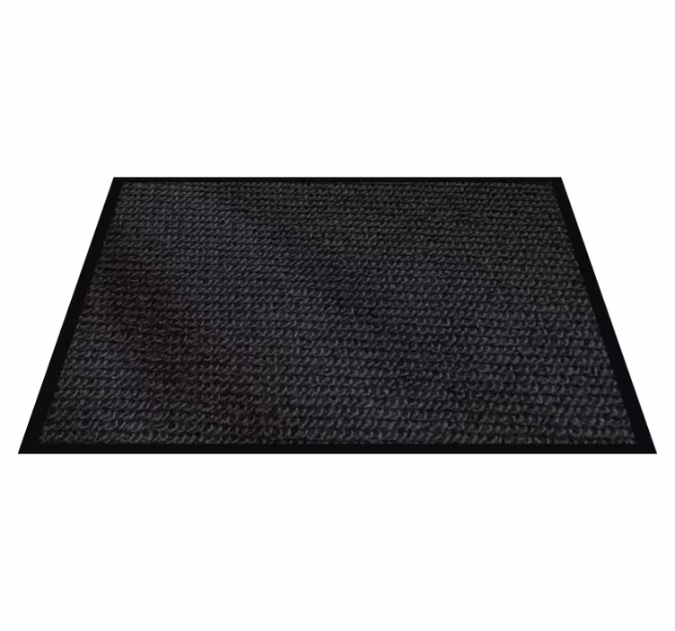 Individual de mesa patrón superficie negra texturizada - TenVinilo