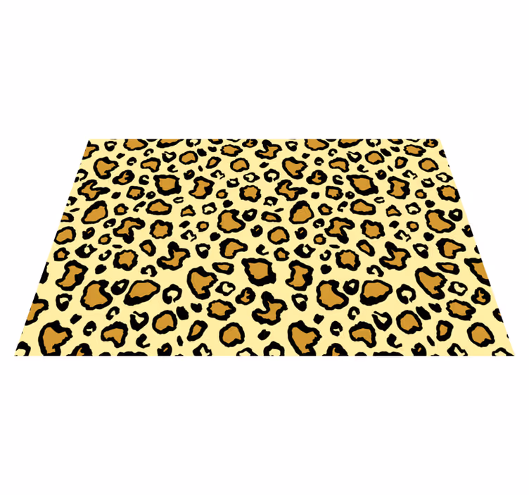 Individual mesa original motivo piel de leopardo - TenVinilo