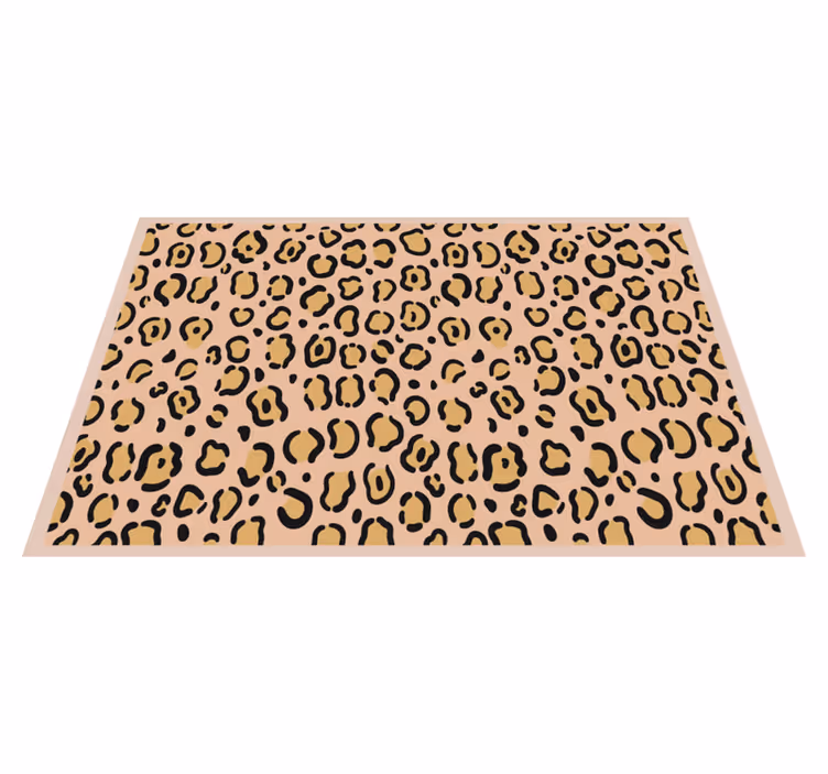 Individual de mesa patrón piel de leopardo - TenVinilo