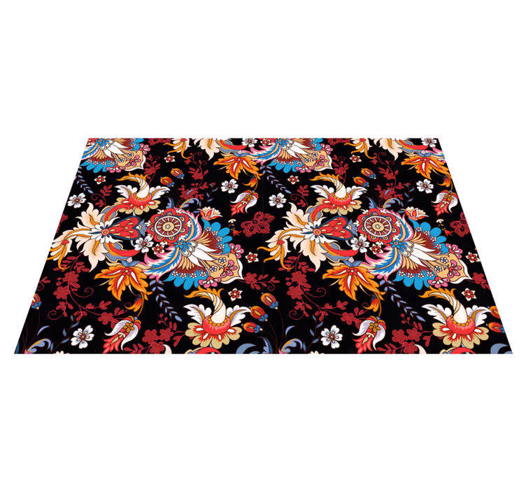 Individual mesa original elegancia emblema floral - TenVinilo