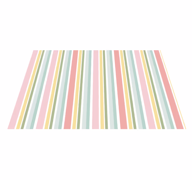 Mantel individual moderno Multicolor pastel horizontal - TenVinilo