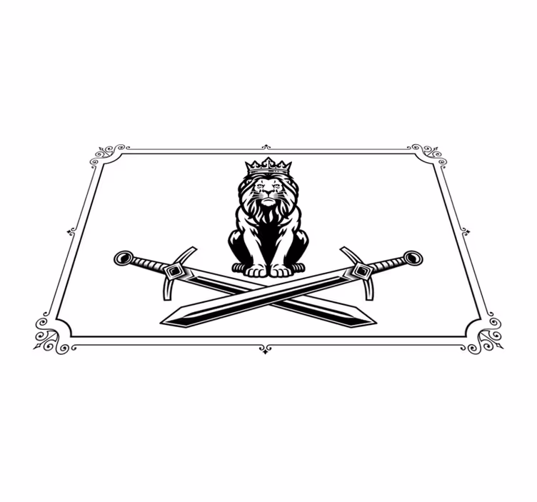 Individual mesa original emblema del rey león - TenVinilo