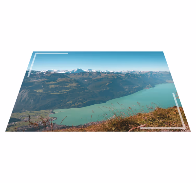 Individual mesa original montañas nevadas - TenVinilo