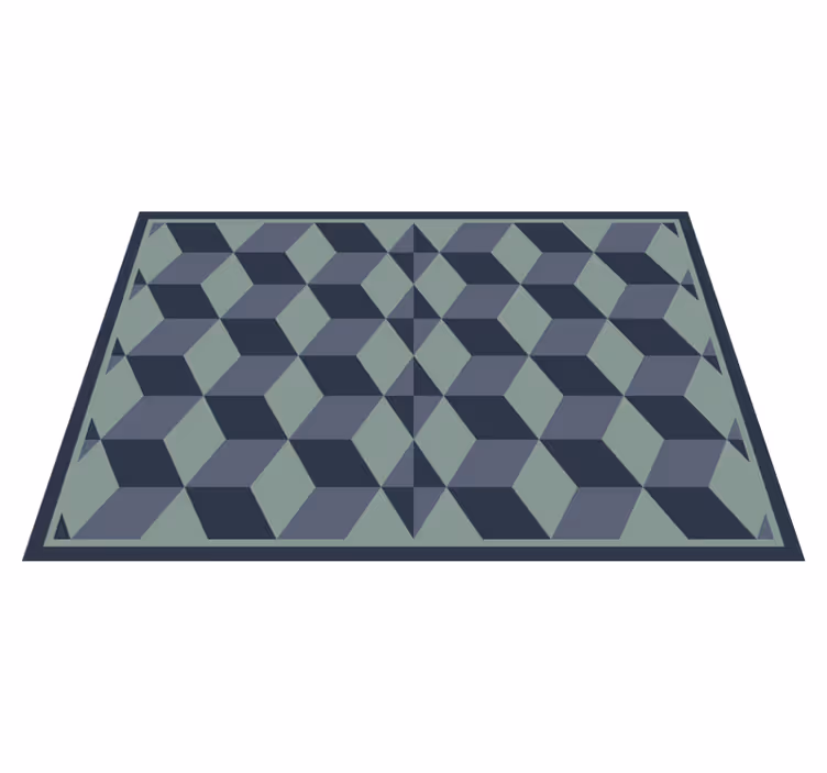 Individual de mesa navideño estilo geométrico - TenVinilo
