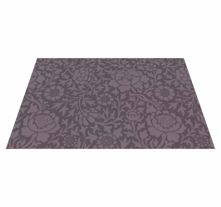 Individual de mesa patrón textura botánica - TenVinilo