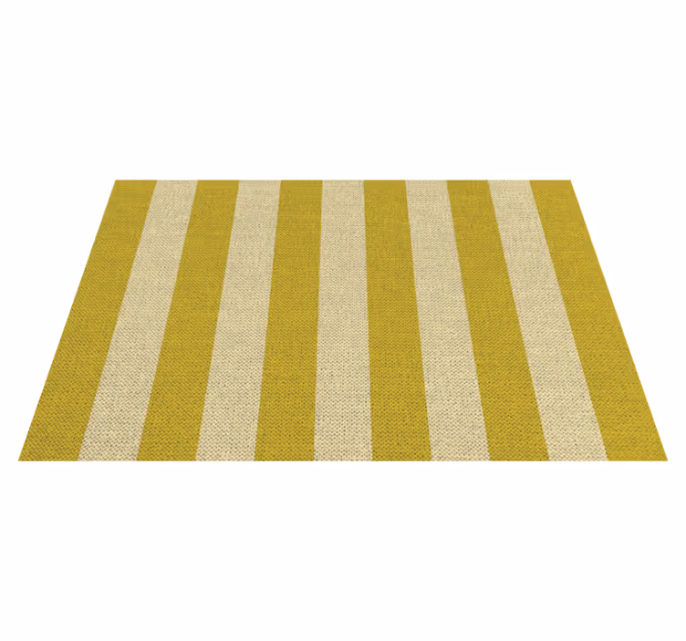 Individual mesa moderno con diseño de rayas bold - TenVinilo