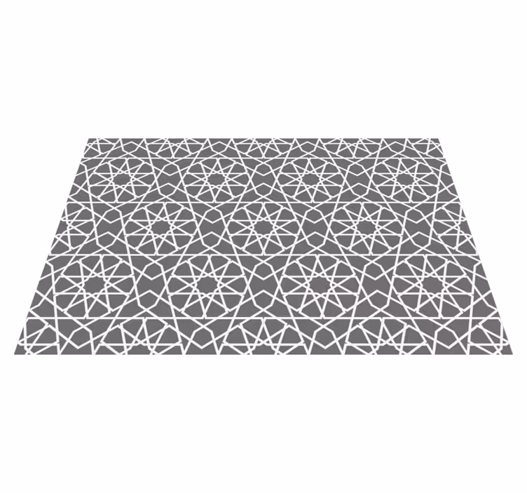 Individual de mesa patrón rectángulo geométrico - TenVinilo