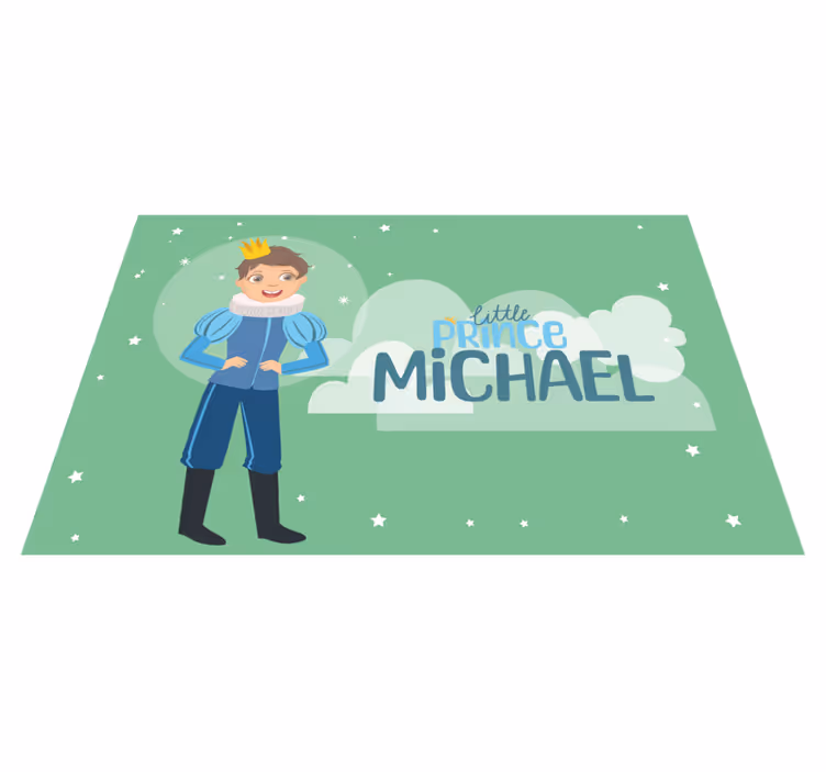 Mantel individual personalizable el pequeño príncipe era un niño  - TenVinilo