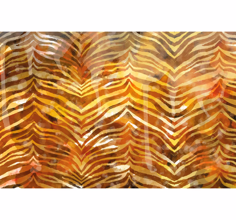 Mural africano zebra textura acuarela - TenVinilo