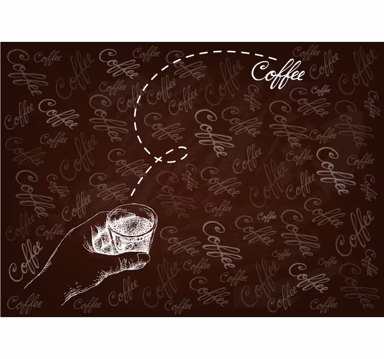 Mural para cocina taza de café - TenVinilo