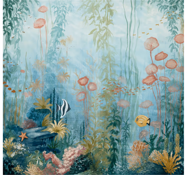 Mural de mar mundo oceánico - TenVinilo