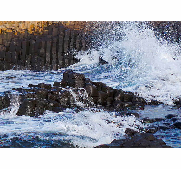 Fotomural mar Giant's causeway - TenVinilo