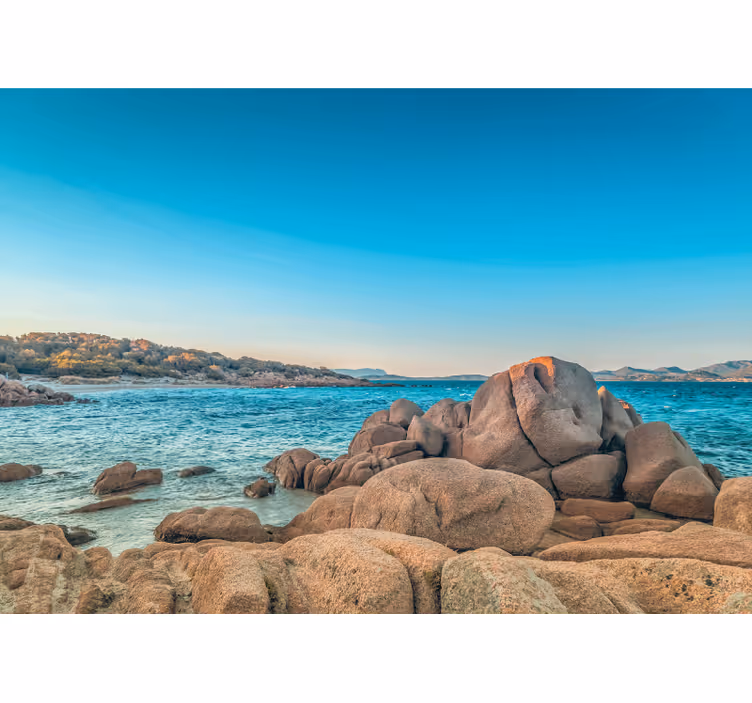 Fotomural mar Papel pixerstick playa y fondo del mar en italia - TenVinilo