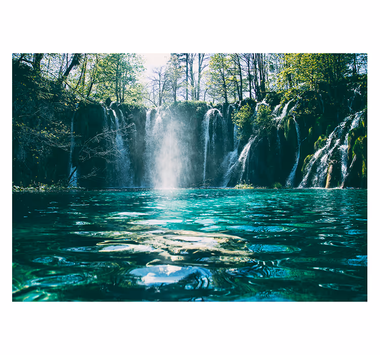 Fotomural naturaleza Cascada suave - TenVinilo