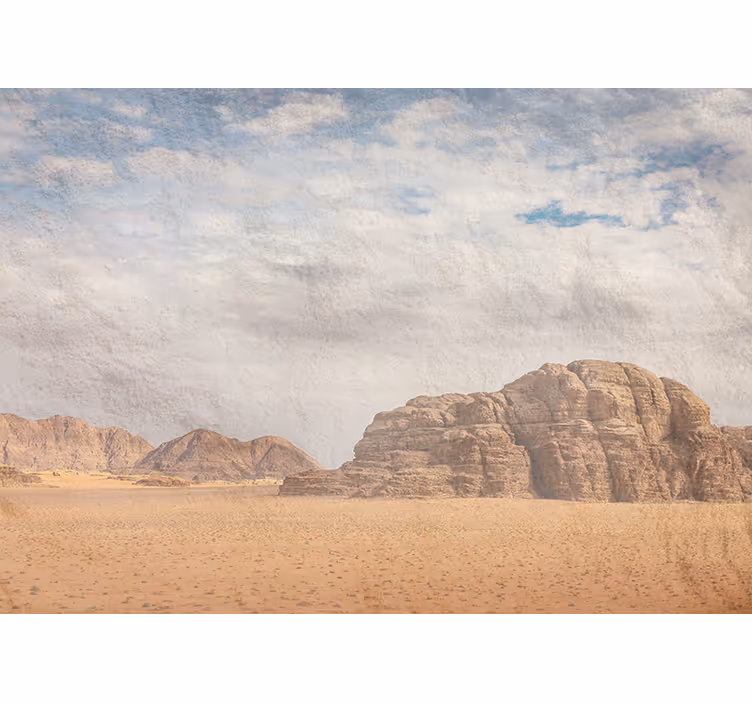 Mural de desierto formación rocosa del desierto - TenVinilo