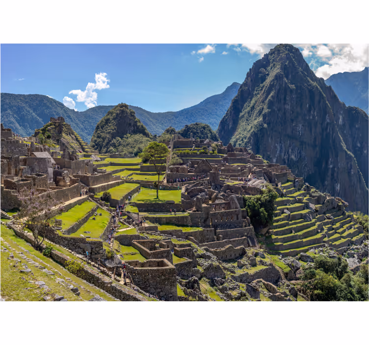 Mural ciudad machu picchu patrimonio - TenVinilo