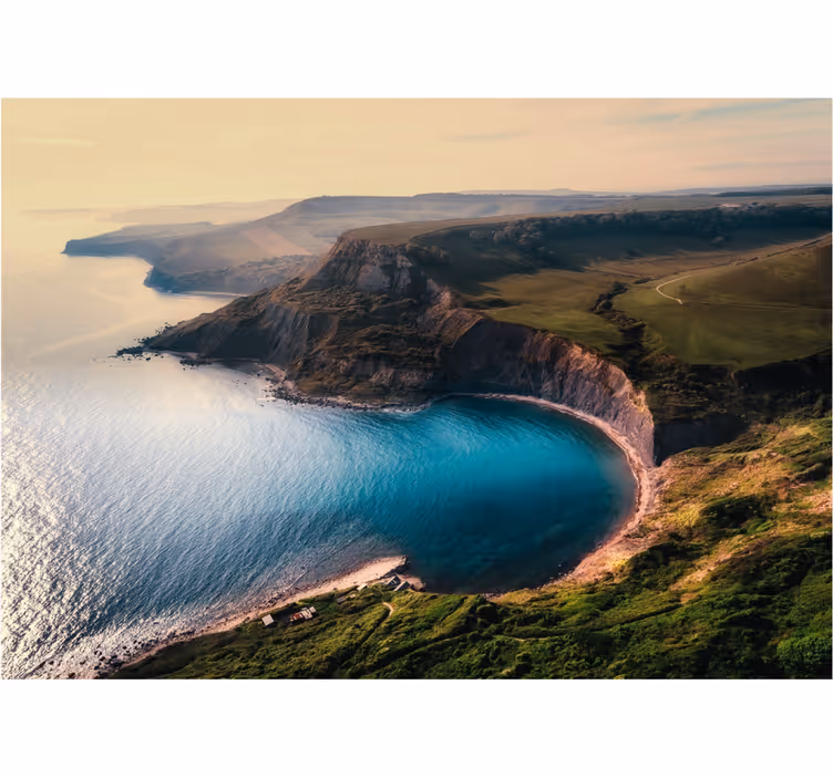 Fotomural naturaleza Paisaje noruego junto al mar - TenVinilo