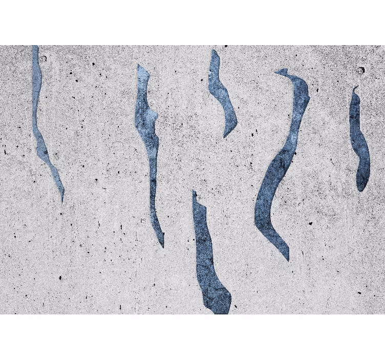 Mural de textura patrones azules fluidos - TenVinilo