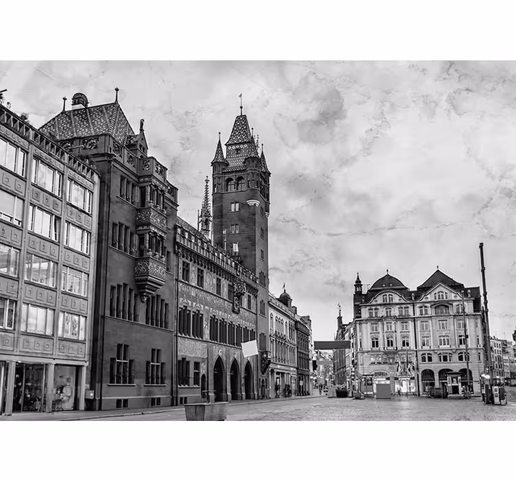 Fotomural ciudad Ciudad ocupada en suiza - TenVinilo