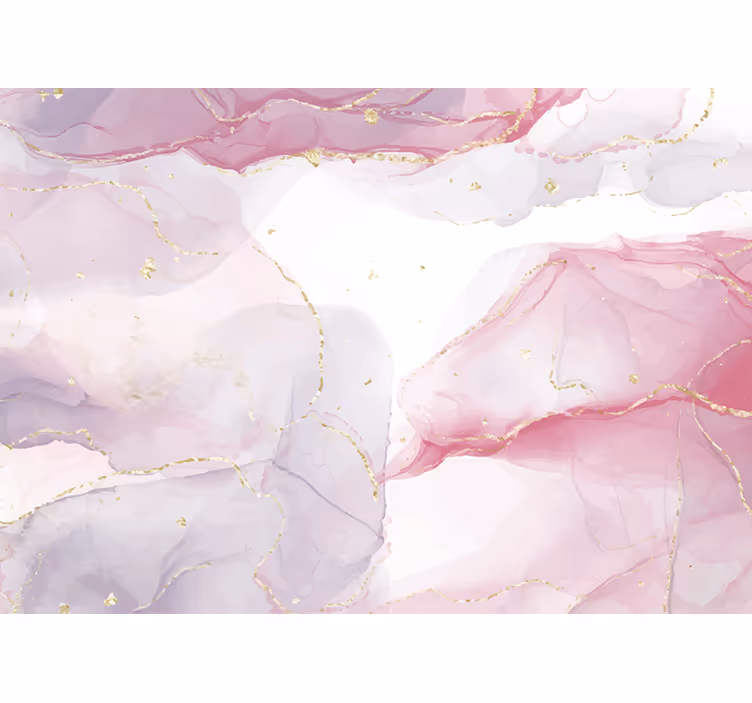 Fotomural 3D Textura de cristal rosa - TenVinilo