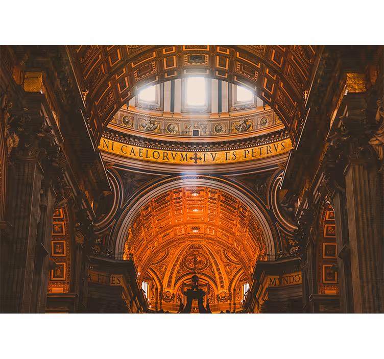Mural para salón Cúpula catedral - TenVinilo