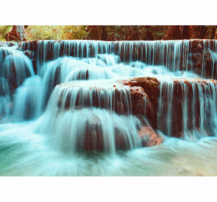 Mural de cascada flujo de cascada serene - TenVinilo