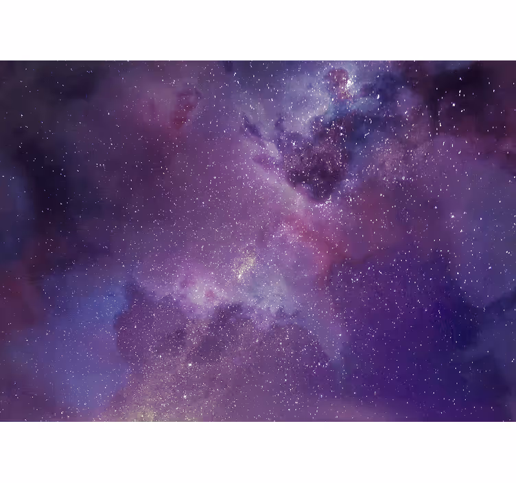 Mural del espacio paisaje de nebulosa cósmica - TenVinilo
