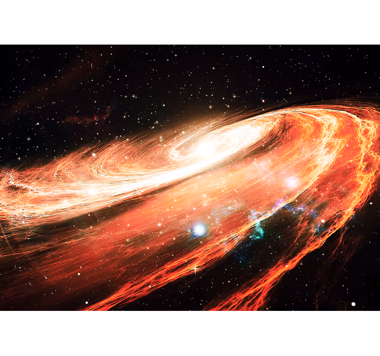 Fotomural espacio Concepto de espiral de la vía láctea - TenVinilo