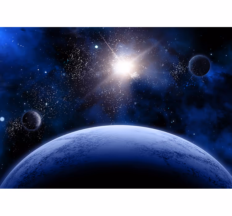 Fotomural habitación matrimonio Cielo estético con estrellas - TenVinilo