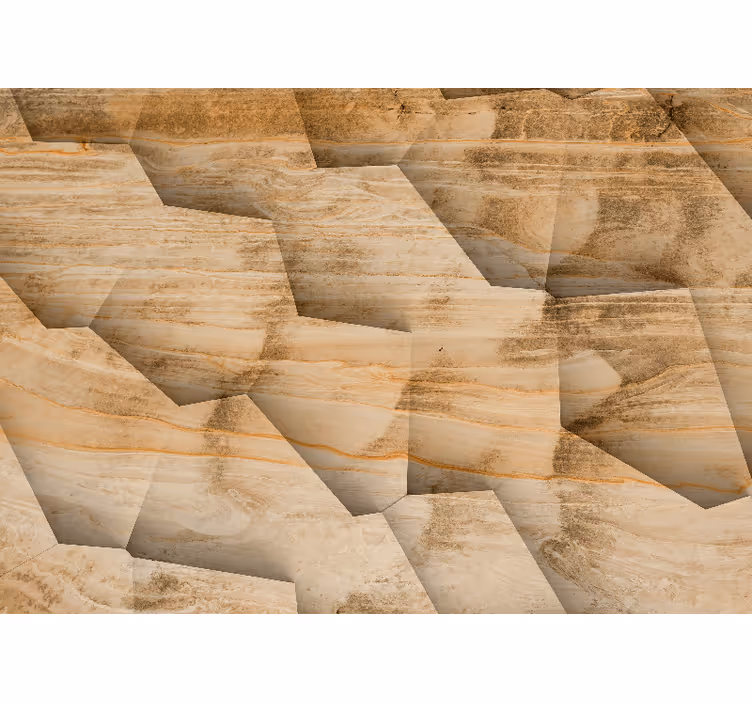 Fotomural 3D Imitación de paneles de pared de madera - TenVinilo
