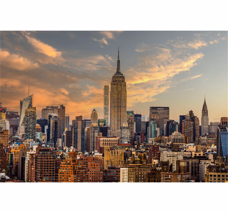 Fotomural para oficina cielo urbano de Nueva York - TenVinilo
