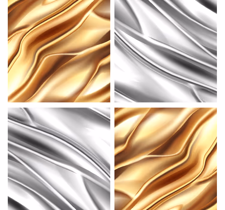 Posavasos textura efecto metal con rayas - TenVinilo