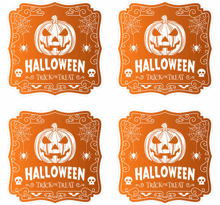 Posavasos cerveza de Halloween - TenVinilo