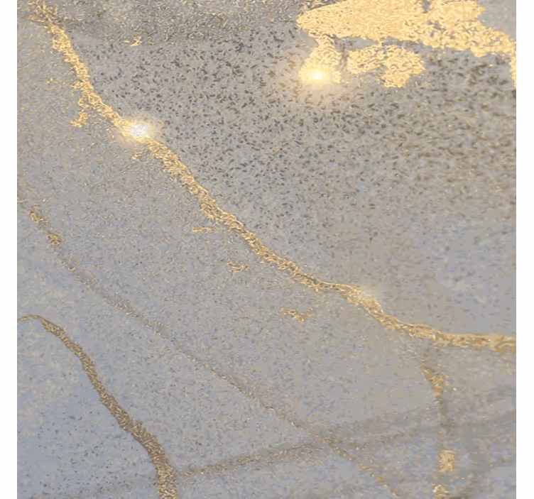 Posavasos superficie de elegante foil dorado - TenVinilo