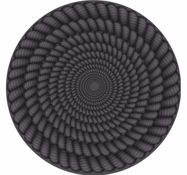 Posavasos diseño espiral redondo - TenVinilo