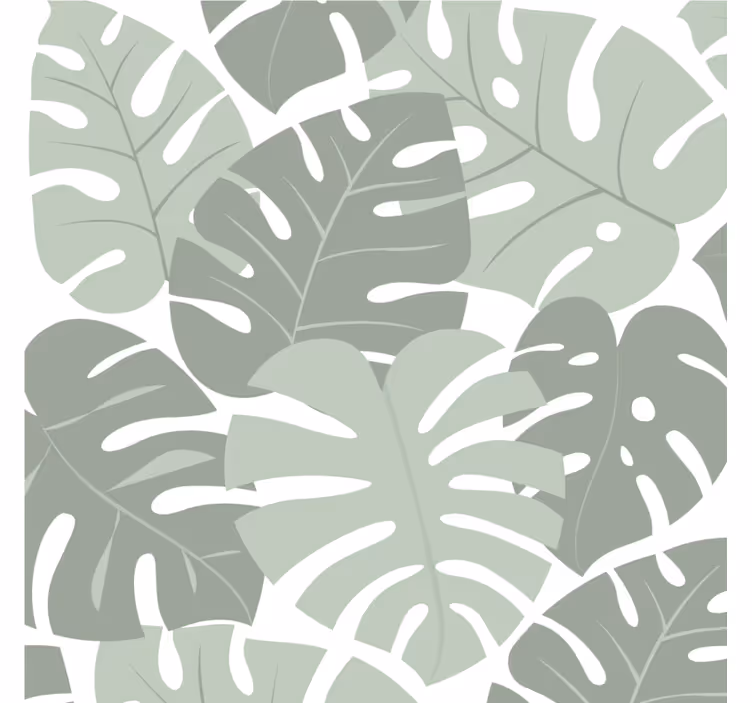 Posavasos patrones de monstera frondosa - TenVinilo