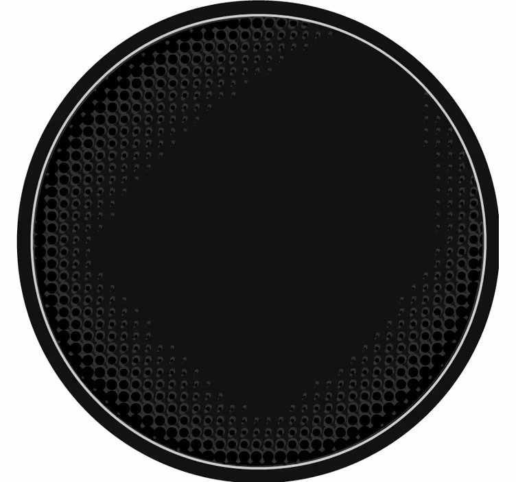 Posavasos vintage Negro con marco - TenVinilo