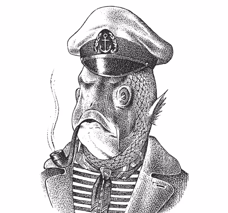 Posavasos frikis capitán pez - TenVinilo