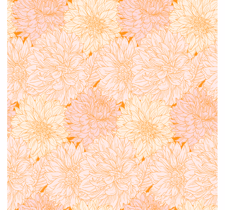 Posavasos arreglo de motivos florales - TenVinilo