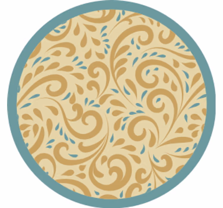 Posavasos inspiración floral elegante - TenVinilo