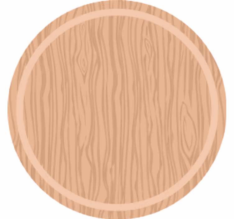 Posavasos con superficie de madera - TenVinilo