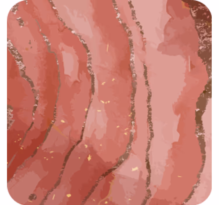 Posavasos remolinos de mármol rosa abstracto - TenVinilo