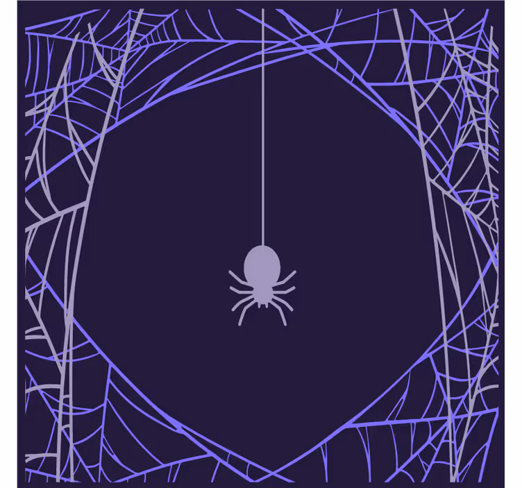 Posavasos halloween motivo telaraña - TenVinilo